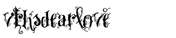 vtksdearlove字体