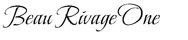 Beau Rivage One字体