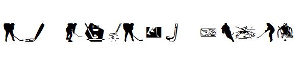 KR Hockey Dings字体