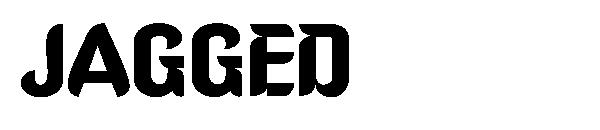 JAGGED字体