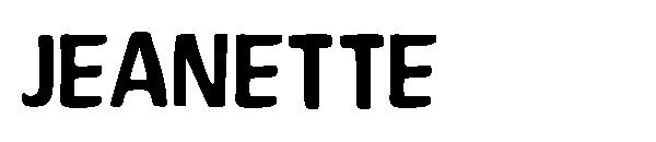 JEANETTE字体