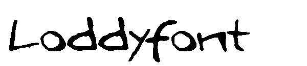 Loddyfont字体