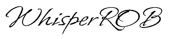 WhisperROB字体