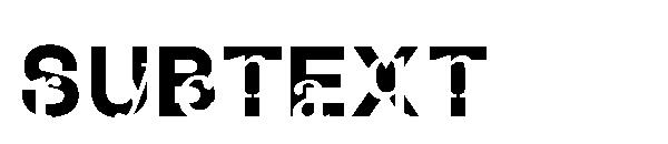 SUBTEXT字体
