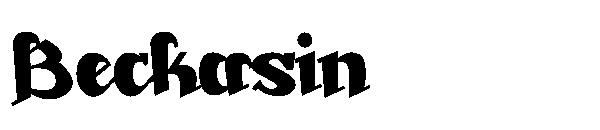 Beckasin字体