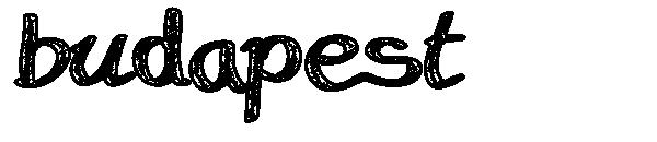 budapest字体