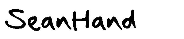 SeanHand字体