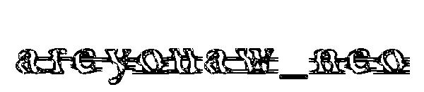 areyouaw_neo字体