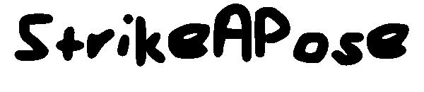 StrikeAPose字体