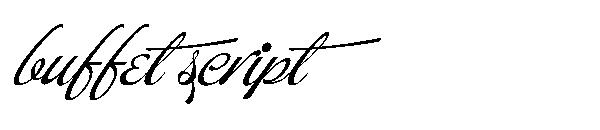 buffet script字体下载