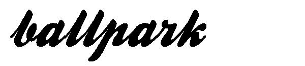 ballpark字体