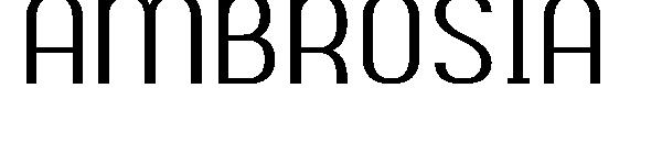 AMBROSIA字体