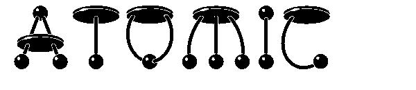 atomic字体