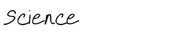 Science字体
