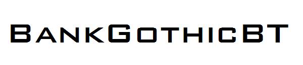 BankGothicBT字体下载