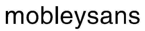 mobleysans字体下载