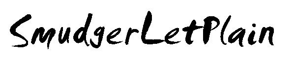 SmudgerLetPlain字体下载