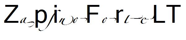 ZapfinoForteLT字体