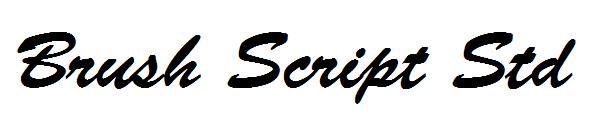 Brush Script Std字体