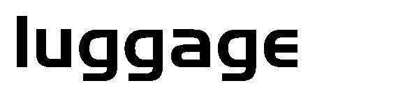luggage字体下载