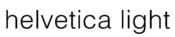 helvetica light字体