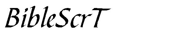 BibleScrT字体下载