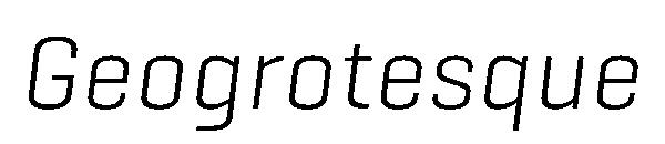 Geogrotesque字体下载