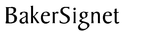BakerSignet字体下载
