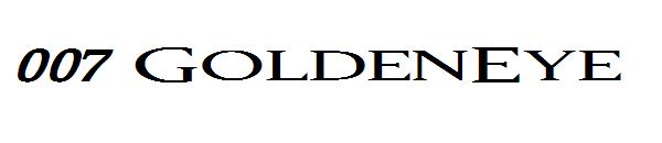 007 GoldenEye字体下载