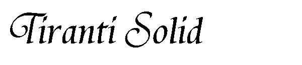 Tiranti Solid字体下载