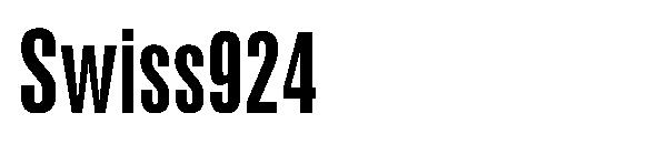 Swiss924字体下载