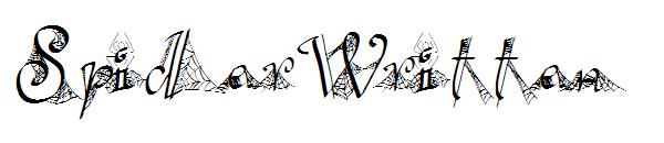 SpiderWritten字体下载