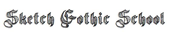 Sketch Gothic School字体