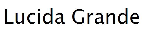 Lucida Grande字体下载