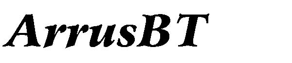 ArrusBT字体下载