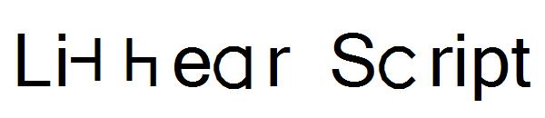 Linear Script字体下载