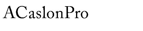 ACaslonPro字体下载