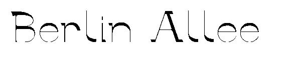 Berlin Allee字体下载