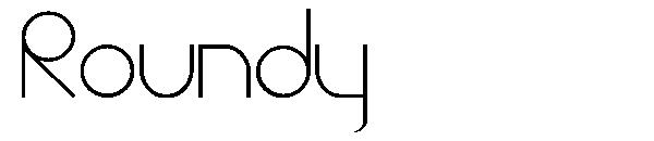 Roundy字体