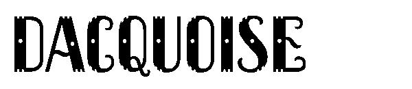 Dacquoise字体