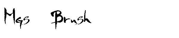 Mgs4 Brush字体