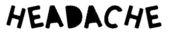 Headache字体