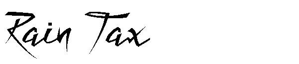 Rain Tax字体