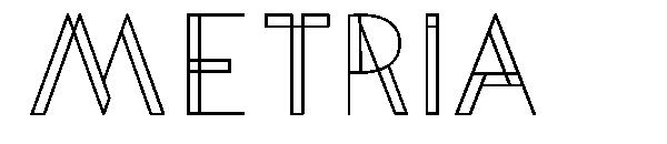 Metria字体