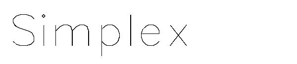 Simplex字体