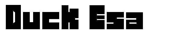 Duck Esa字体