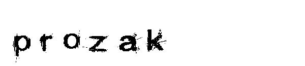 prozak字体