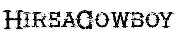 HireaCowboy字体