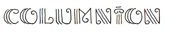 Columnion字体