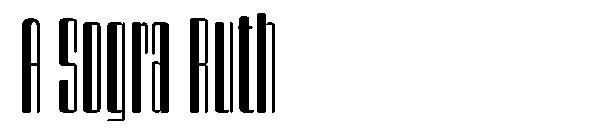 A Sogra Ruth字体